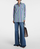 Striped cotton shirt