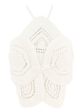 Emelia crochet top in white