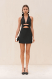 Aleshia black mini dress