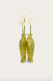 Florence vase clutch in green