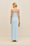 Abril dress in light blue