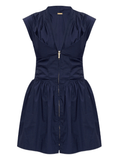 Rocca dress in deep blue