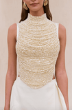 Taraji pearl top