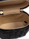 bamboo-handle woven bag