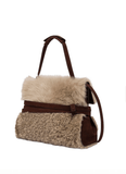 Tie Me tote fur bag