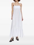 White maxi dress