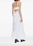 White maxi dress