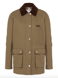 corduroy-collar utility jacket