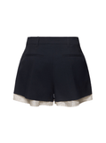 Tailoring wool shorts