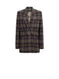 Double-Breasted wool jacquard jacket.