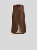 Cotton-blend jacquard waistcoat with paisley motif