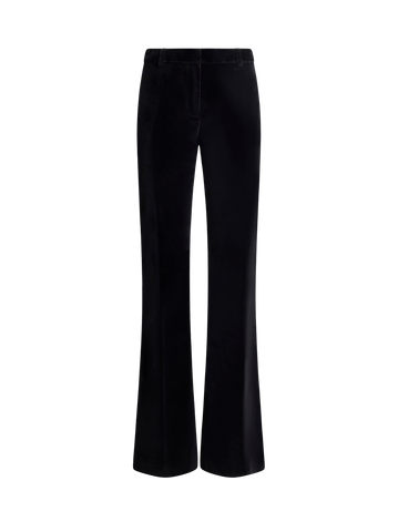 Cotton velvet trousers