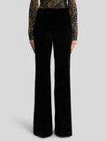 Cotton velvet trousers
