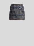 Tweed miniskirt