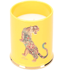 Tiger ceramic candle