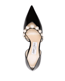 Aurelie 85mm pearl-embellished pumps