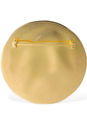 Chain Watch Brooch In Gold