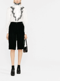 ruffle-detail long-sleeve shirt