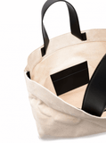 logo print tote bag