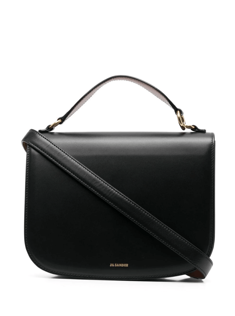 Jil sander leather shoulder bag sale