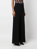 high-waisted wide-leg trousers
