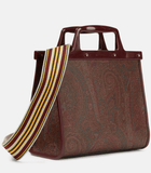 Love Trotter Small jacquard tote bag