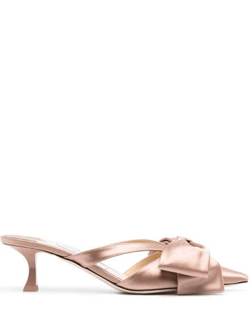Flaca bow-embellished 50mm mules