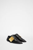 Flat pointed-toe loafers