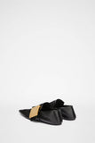 Flat pointed-toe loafers